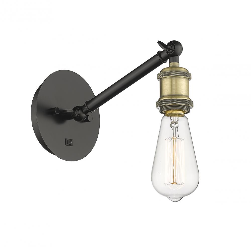 Belfast - 1 Light - 5 inch - Black Antique Brass - Sconce