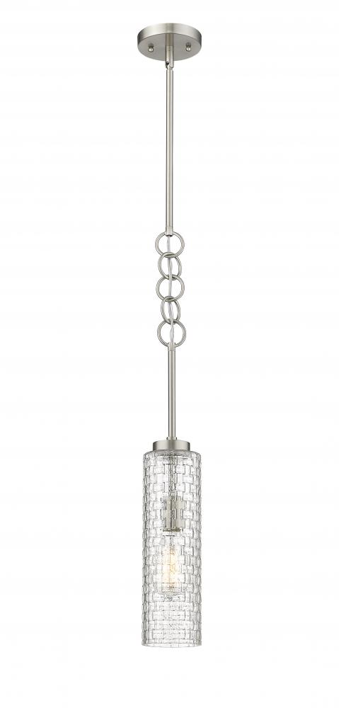 Wexford - 1 Light - 4 inch - Brushed Satin Nickel - Cord hung - Mini Pendant