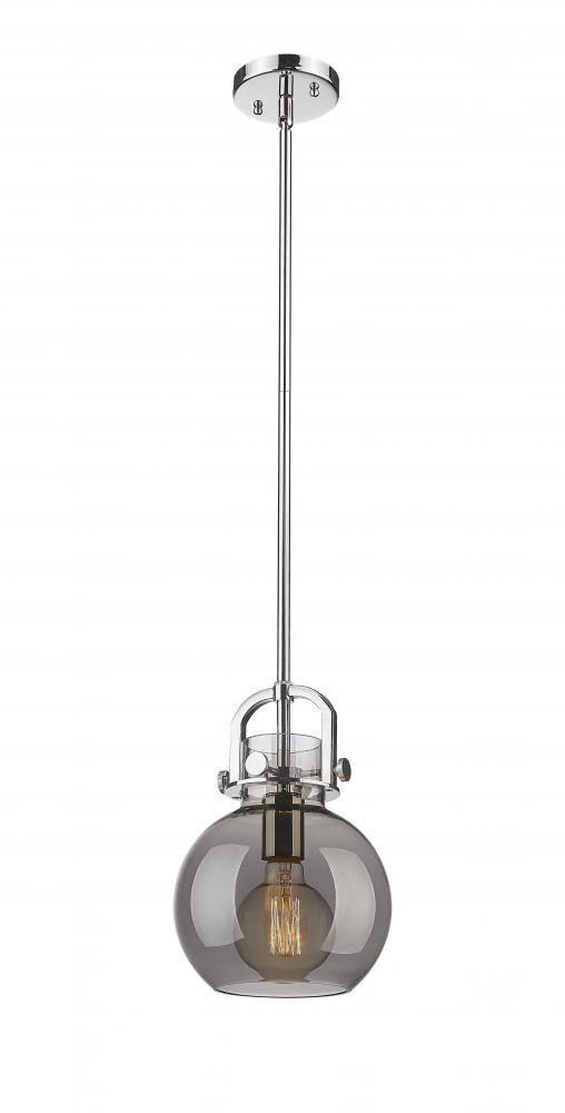 Newton Sphere - 1 Light - 8 inch - Polished Nickel - Mini Pendant