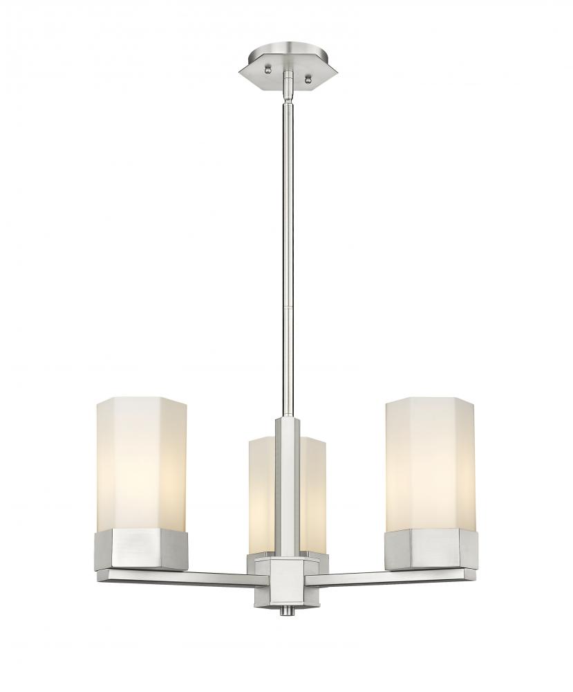 Claverack - 3 Light - 22 inch - Satin Nickel - Pendant