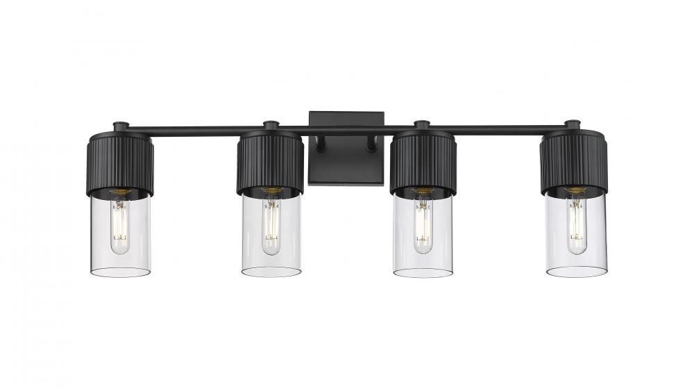 Bolivar - 4 Light - 31 inch - Matte Black - Bath Vanity Light