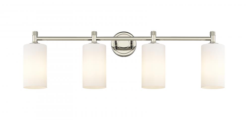 Crown Point - 4 Light - 34 inch - Polished Nickel - Bath Vanity Light