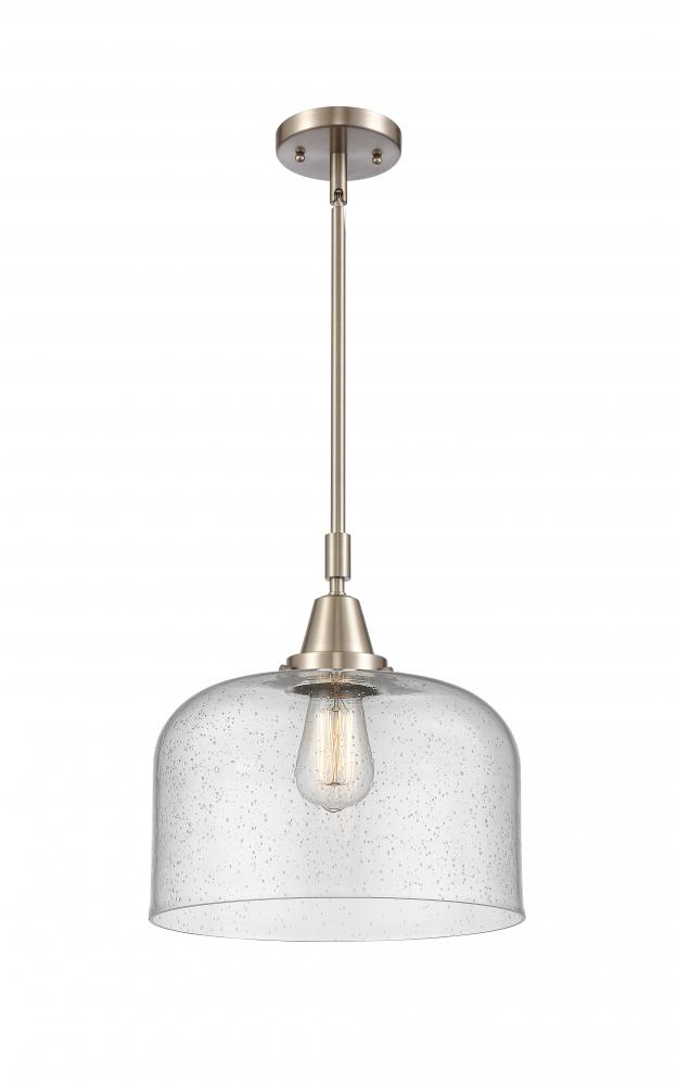 Bell - 1 Light - 12 inch - Brushed Satin Nickel - Mini Pendant