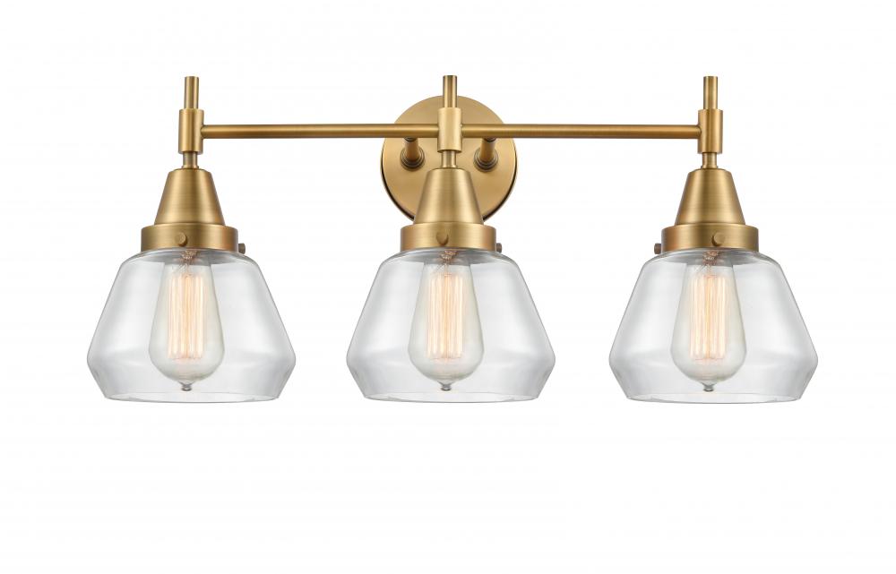 Fulton - 3 Light - 25 inch - Brushed Brass - Bath Vanity Light