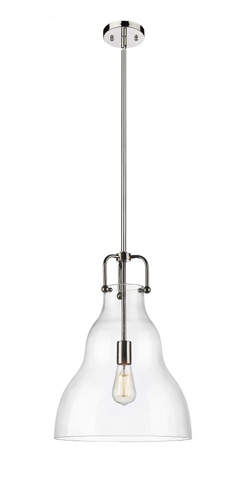 Haverhill - 1 Light - 14 inch - Polished Nickel - Stem hung - Pendant