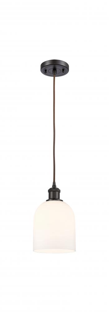 Bella - 1 Light - 6 inch - Oil Rubbed Bronze - Cord hung - Mini Pendant