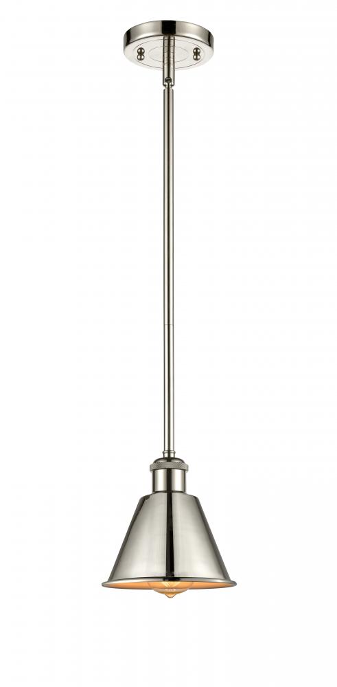 Smithfield - 1 Light - 7 inch - Polished Nickel - Mini Pendant