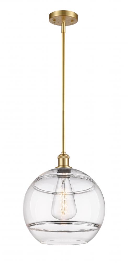 Rochester - 1 Light - 12 inch - Satin Gold - Mini Pendant