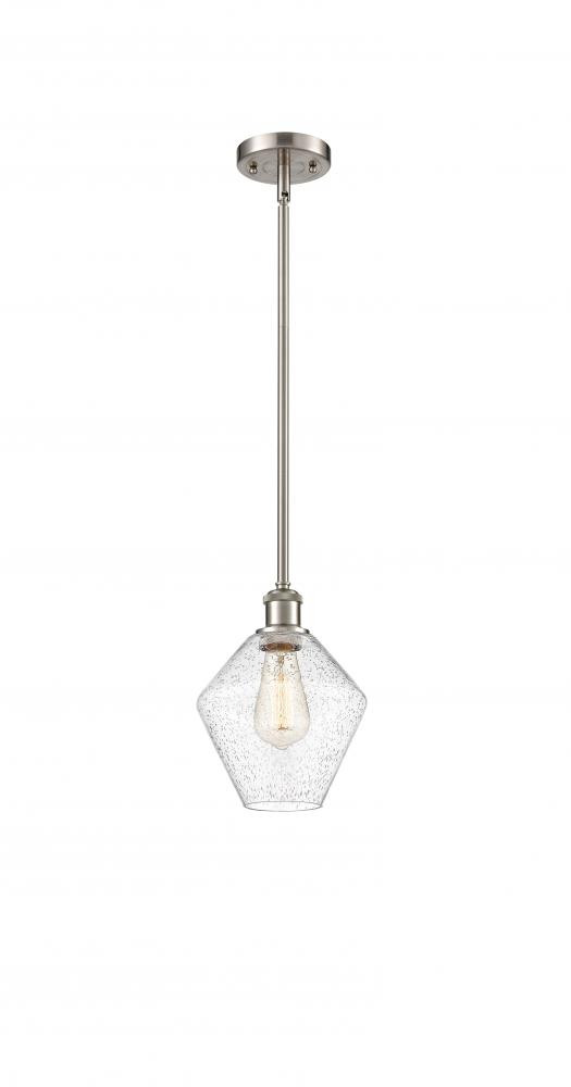 Cindyrella - 1 Light - 8 inch - Brushed Satin Nickel - Mini Pendant