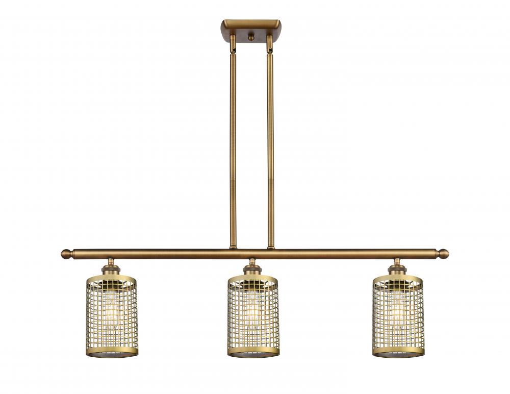 Nestbrook - 3 Light - 36 inch - Brushed Brass - Multi Pendant