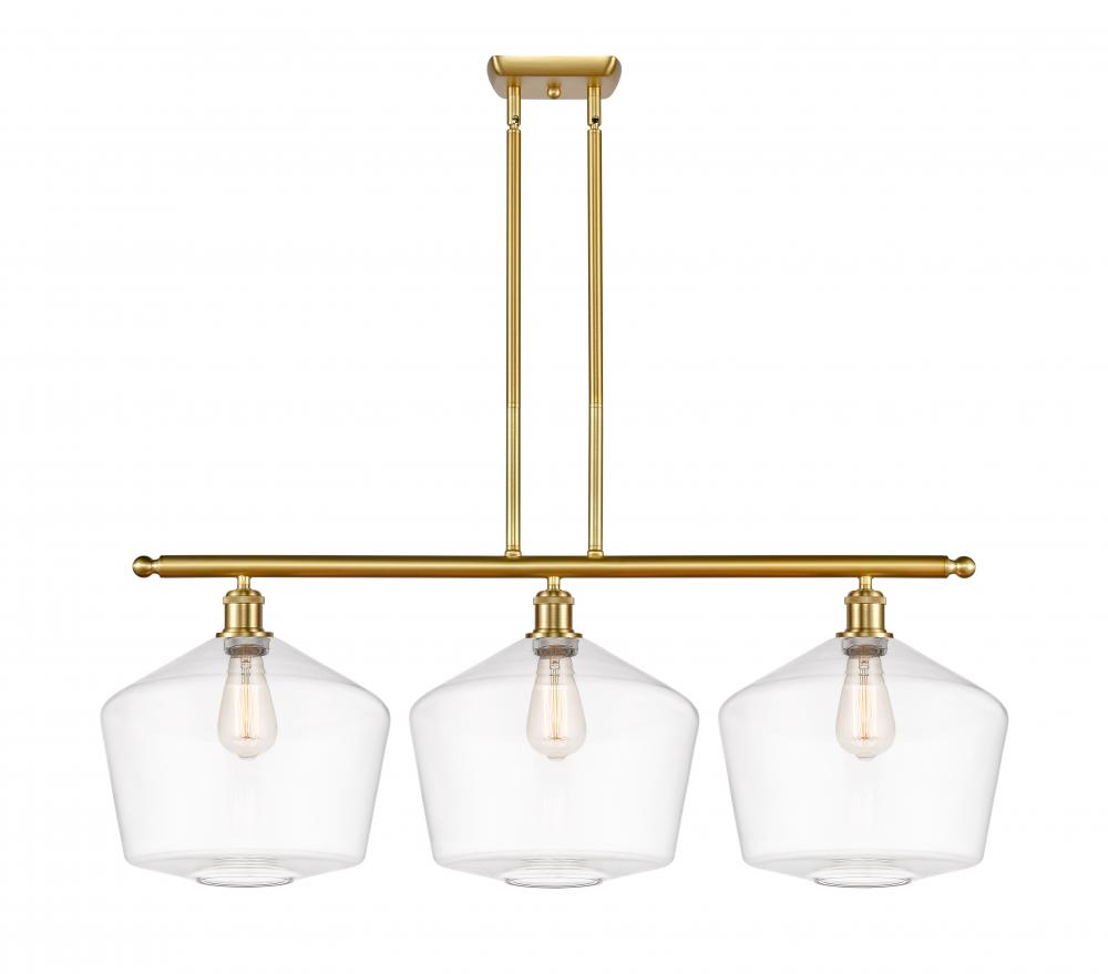 Cindyrella - 3 Light - 39 inch - Satin Gold - Cord hung - Island Light