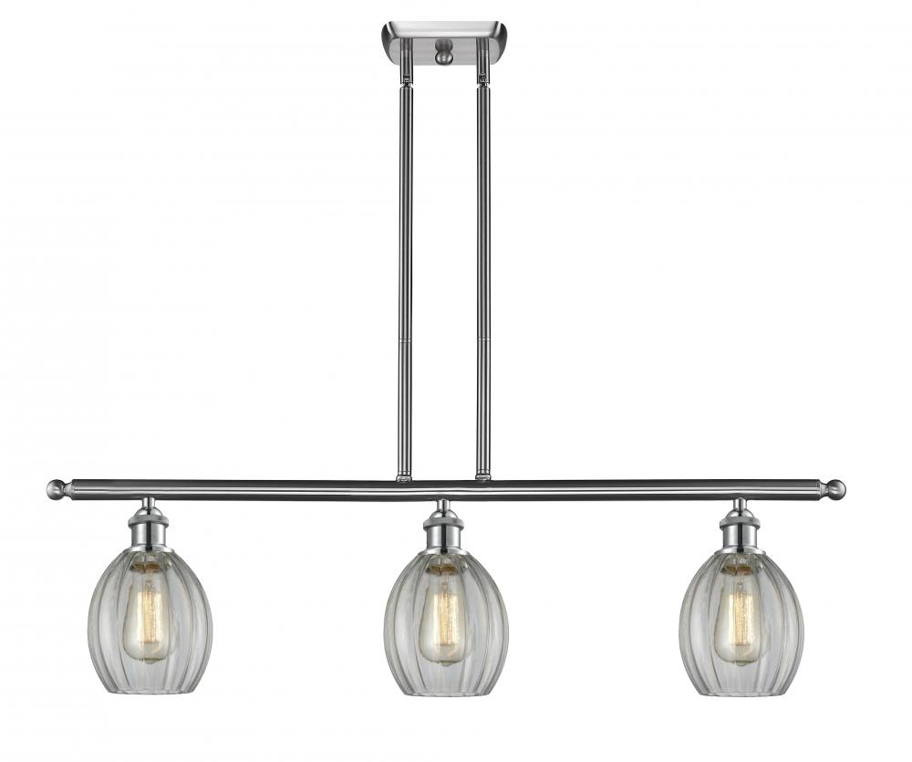 Eaton - 3 Light - 36 inch - Brushed Satin Nickel - Cord hung - Island Light