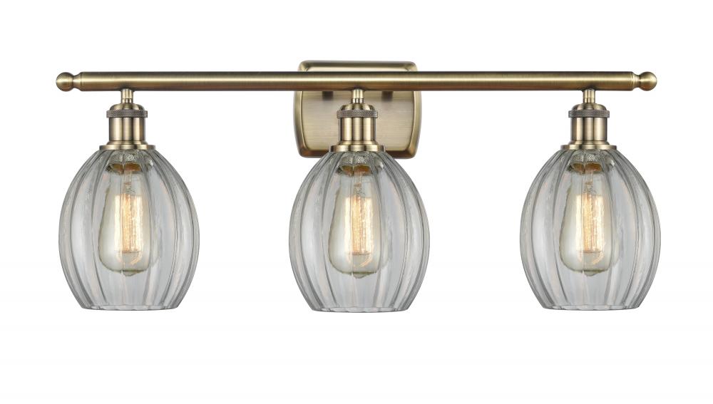 Eaton - 3 Light - 26 inch - Antique Brass - Bath Vanity Light