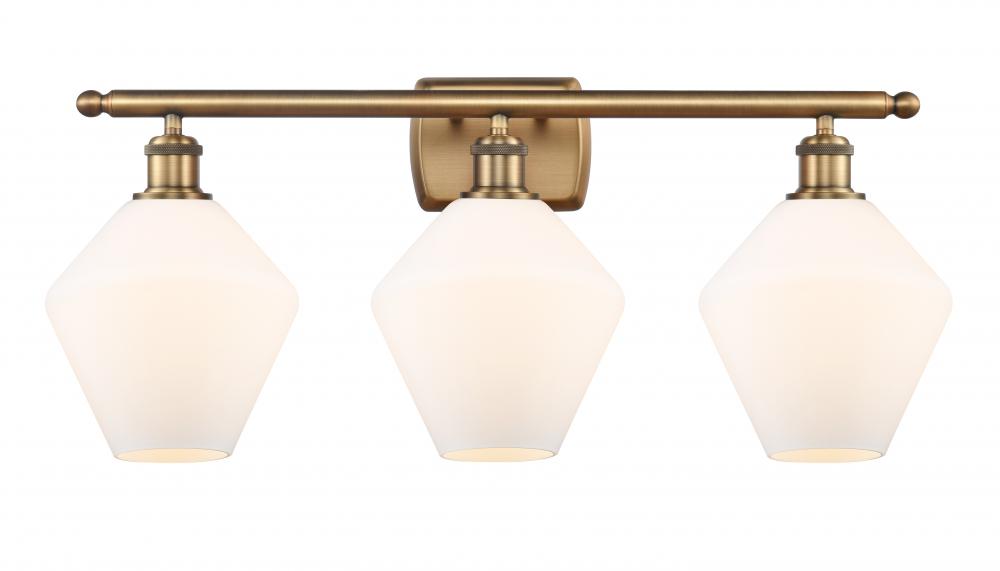 Cindyrella - 3 Light - 28 inch - Brushed Brass - Bath Vanity Light