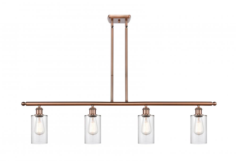 Clymer - 4 Light - 48 inch - Antique Copper - Cord hung - Island Light