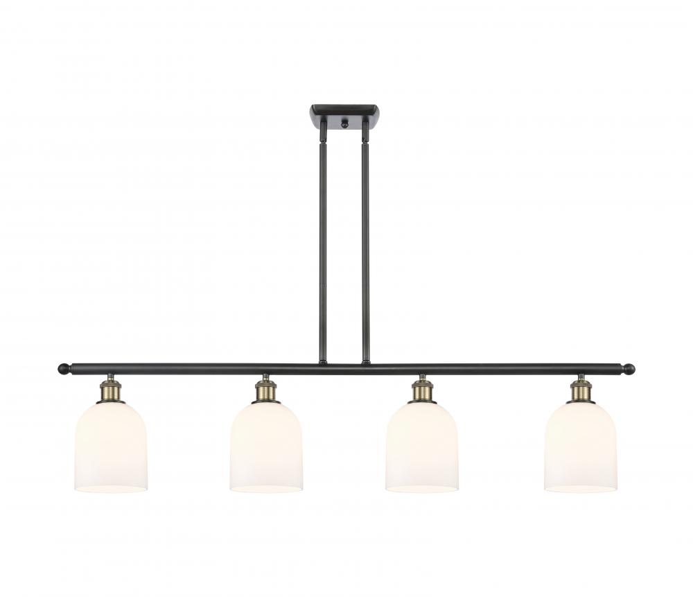 Bella - 4 Light - 48 inch - Black Antique Brass - Cord hung - Island Light