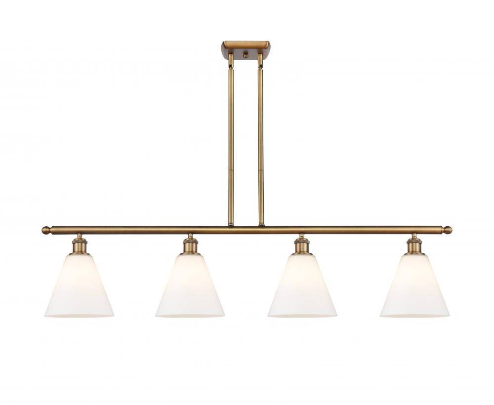 Berkshire - 4 Light - 48 inch - Brushed Brass - Cord hung - Island Light