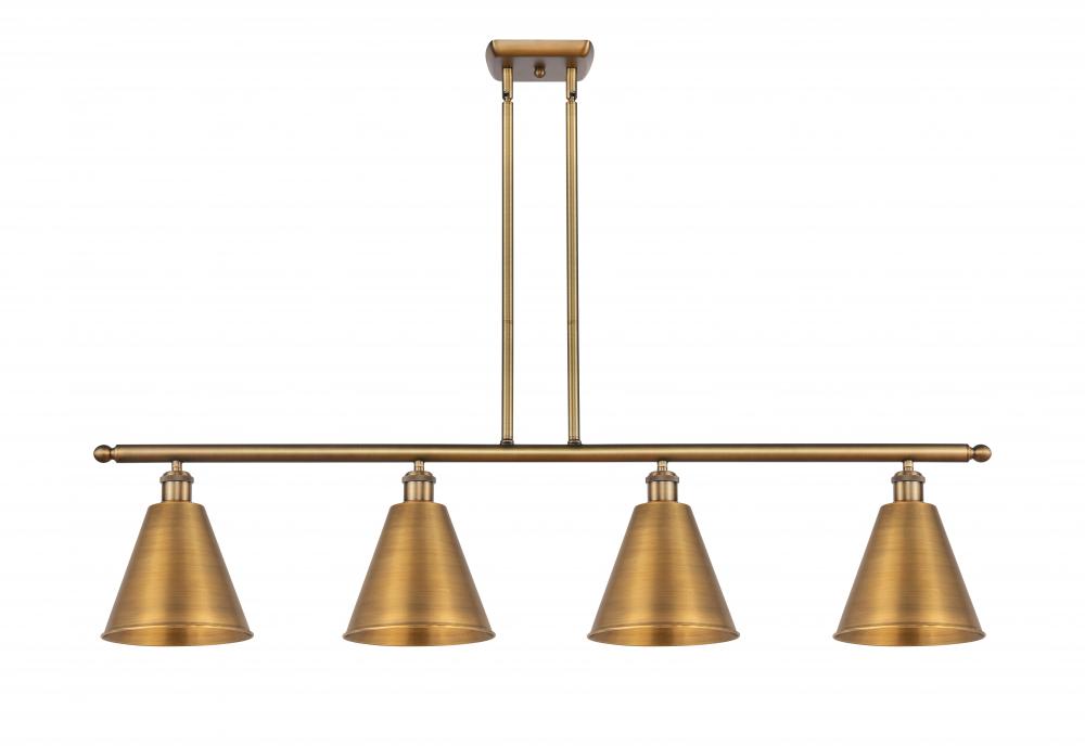 Berkshire - 4 Light - 48 inch - Brushed Brass - Cord hung - Island Light