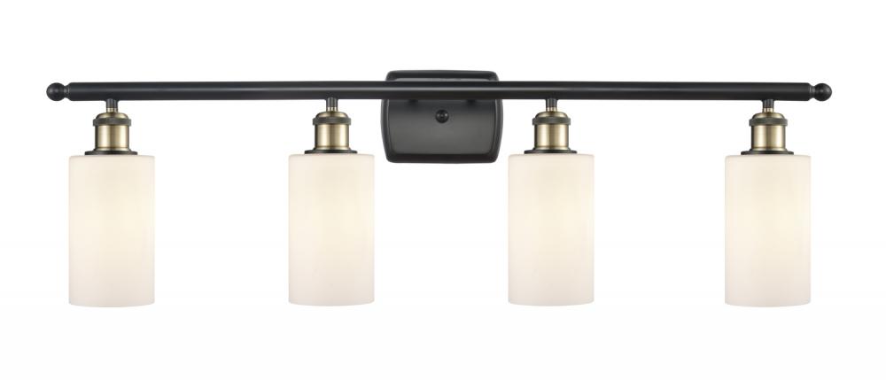 Clymer - 4 Light - 34 inch - Black Antique Brass - Bath Vanity Light