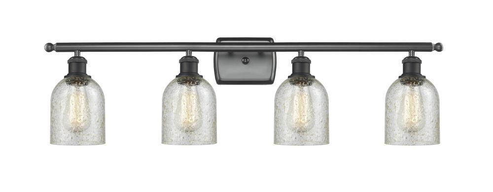 Caledonia - 4 Light - 35 inch - Matte Black - Bath Vanity Light