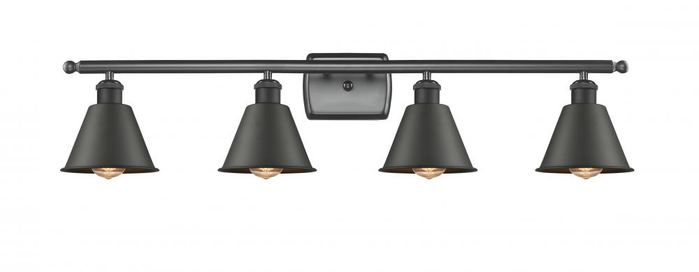 Smithfield - 4 Light - 37 inch - Matte Black - Bath Vanity Light