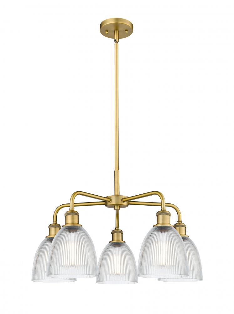 Castile - 5 Light - 24 inch - Brushed Brass - Chandelier