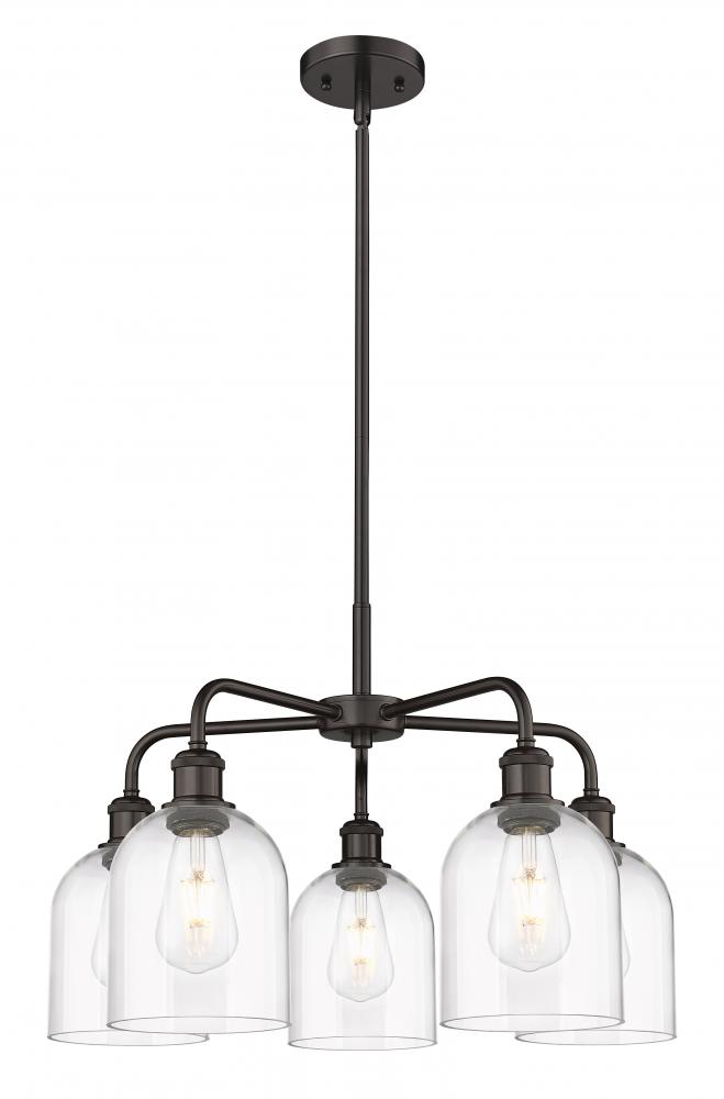 Bella - 5 Light - 24 inch - Oil Rubbed Bronze - Chandelier