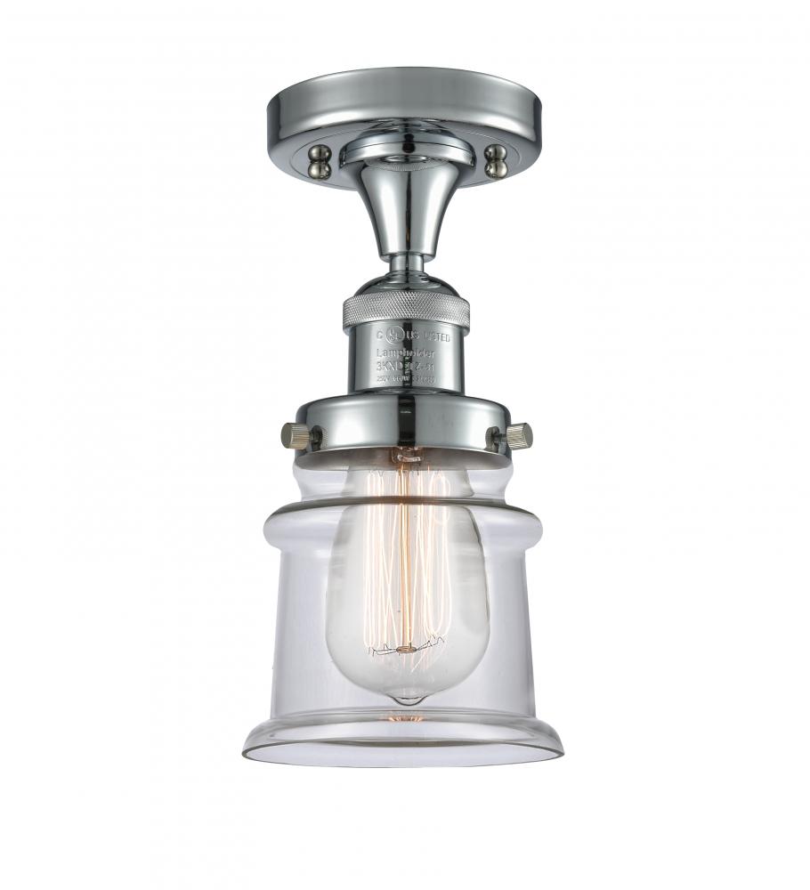 Canton - 1 Light - 6 inch - Polished Chrome - Semi-Flush Mount