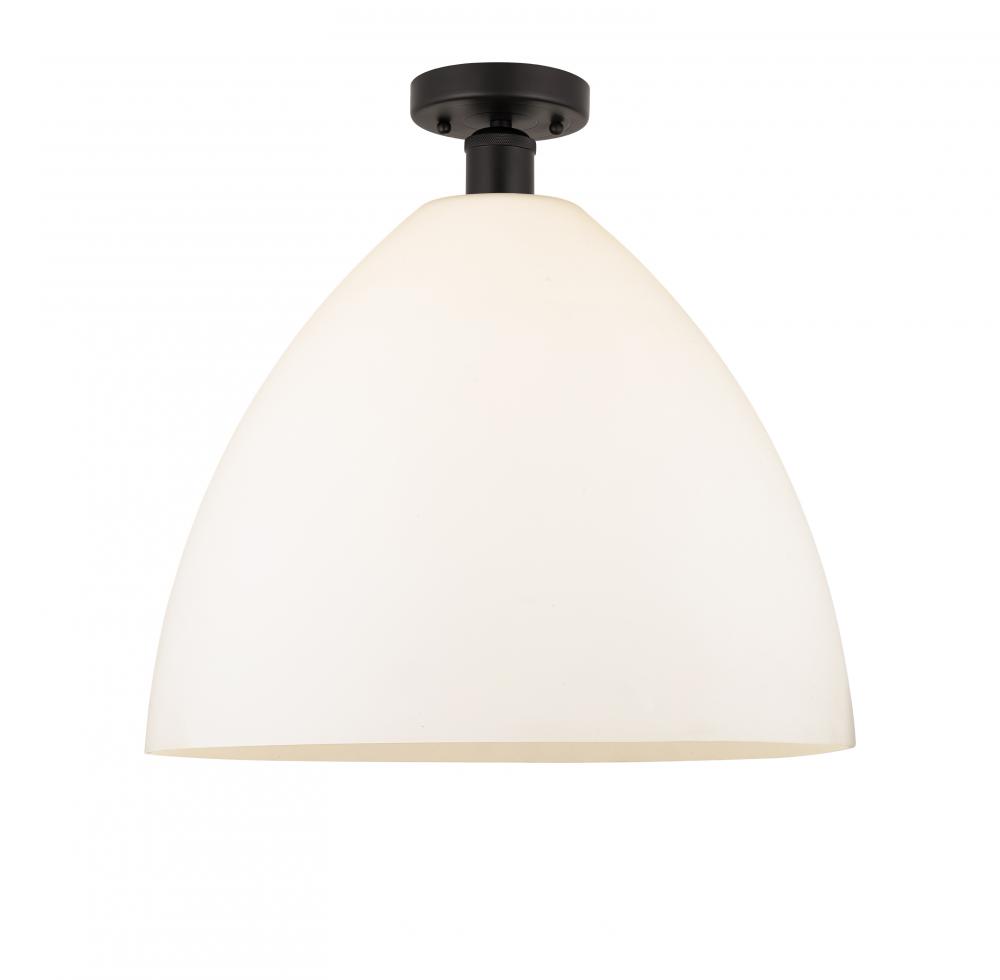 Bristol - 1 Light - 16 inch - Oil Rubbed Bronze - Semi-Flush Mount