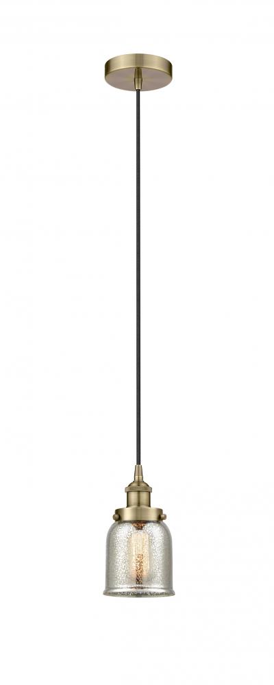 Cone - 1 Light - 5 inch - Antique Brass - Mini Pendant