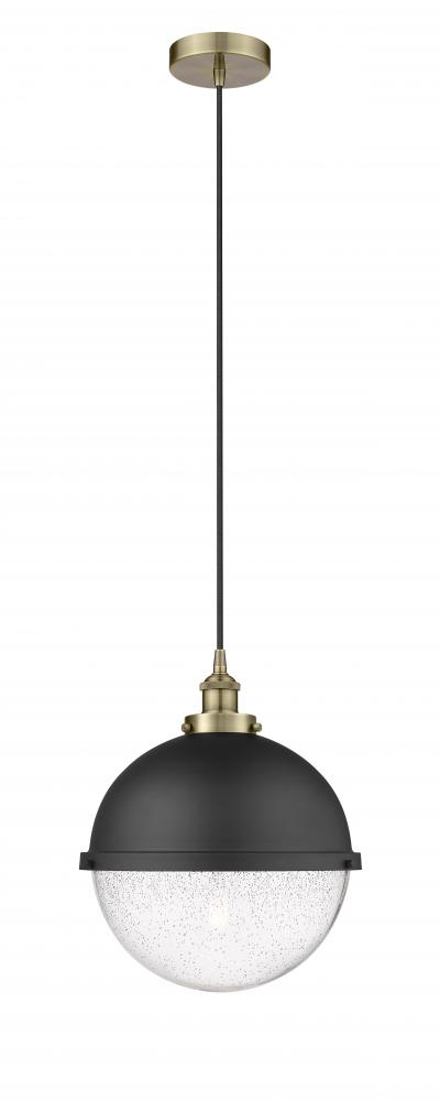 Hampden - 1 Light - 13 inch - Black Antique Brass - Cord hung - Pendant