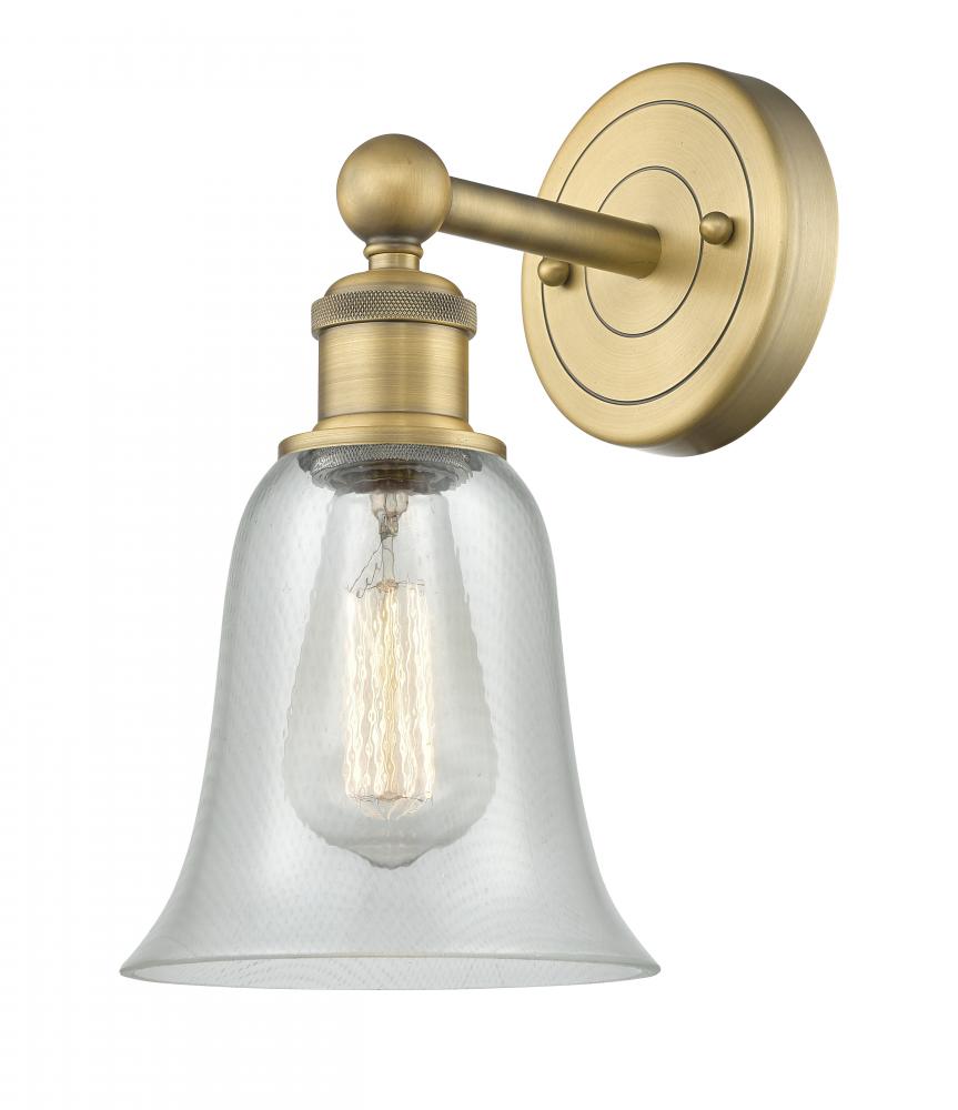 Hanover - 1 Light - 6 inch - Brushed Brass - Sconce