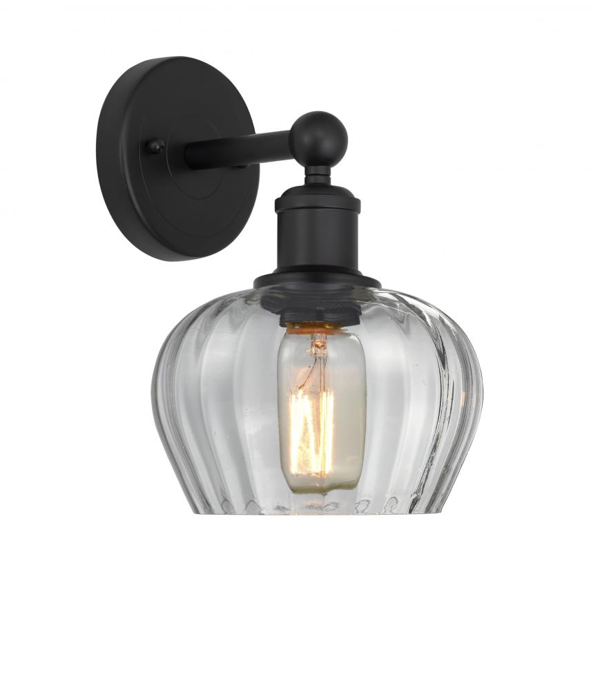 Fenton - 1 Light - 7 inch - Matte Black - Sconce