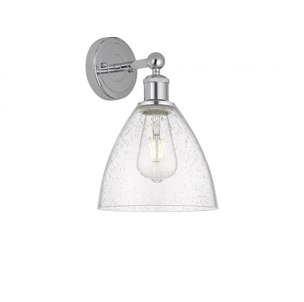 Bristol - 1 Light - 8 inch - Polished Chrome - Sconce