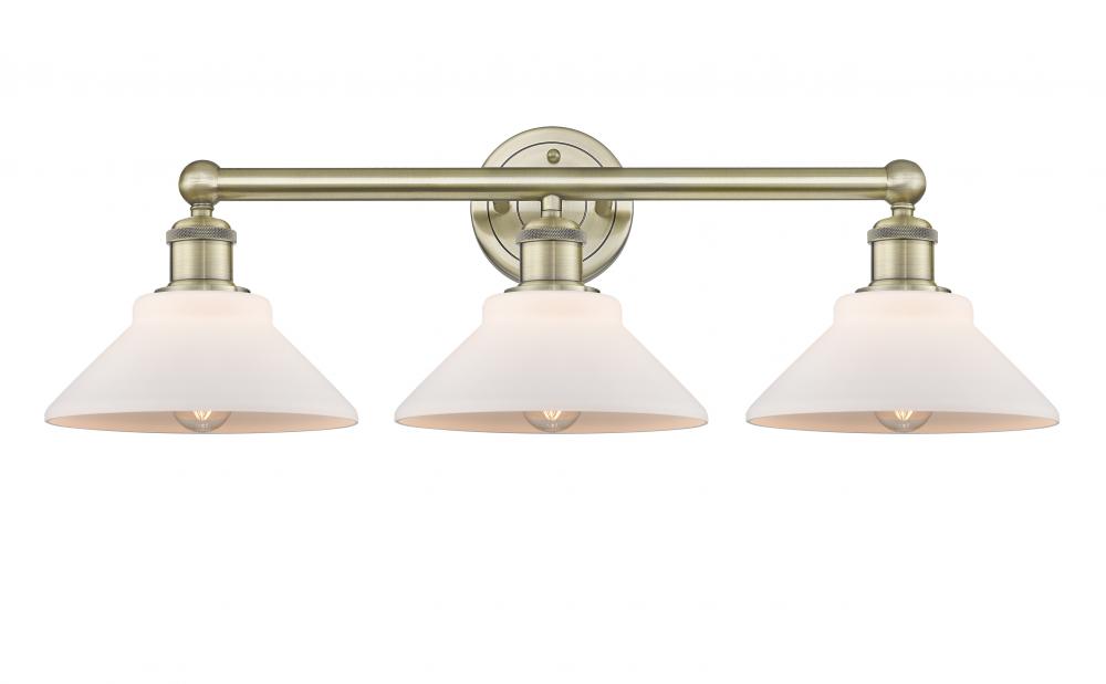 Orwell - 3 Light - 26 inch - Antique Brass - Bath Vanity Light