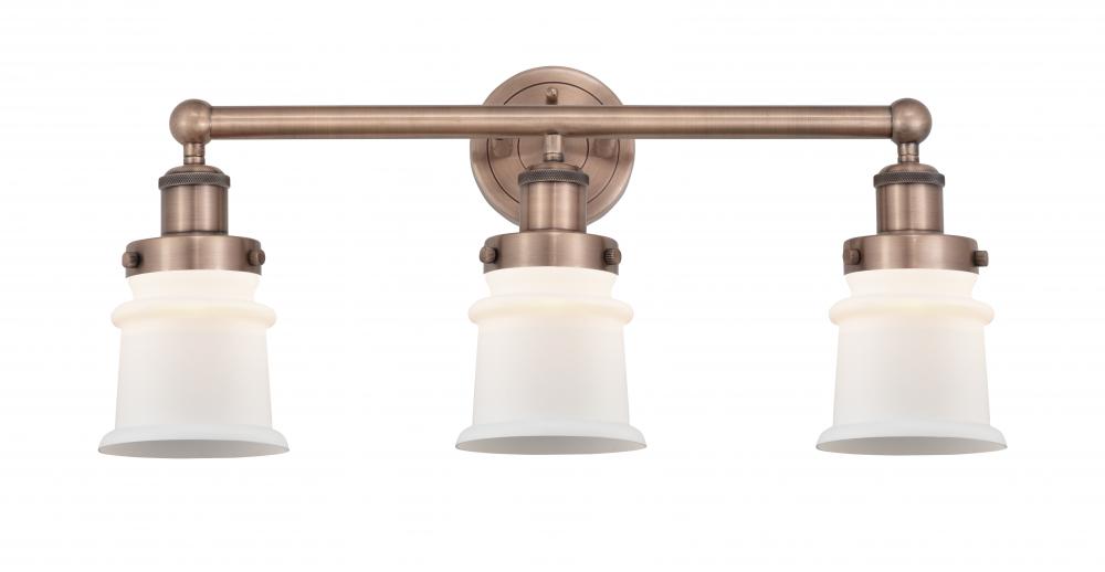 Canton - 3 Light - 23 inch - Antique Copper - Bath Vanity Light