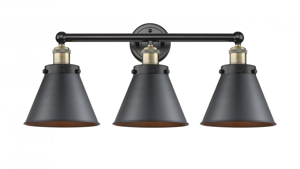 Appalachian - 3 Light - 26 inch - Black Antique Brass - Bath Vanity Light