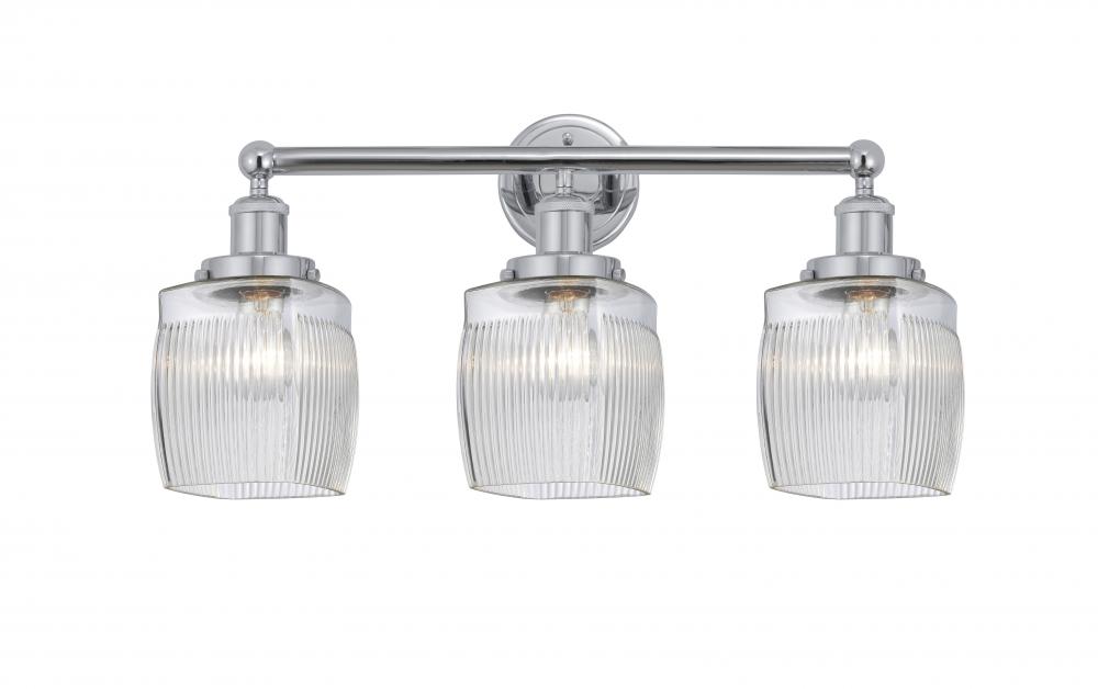 Colton - 3 Light - 24 inch - Polished Chrome - Bath Vanity Light