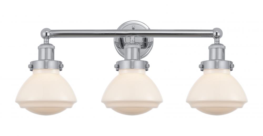 Olean - 3 Light - 25 inch - Polished Chrome - Bath Vanity Light