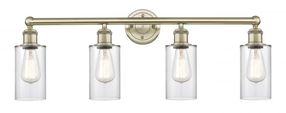 Clymer - 4 Light - 31 inch - Antique Brass - Bath Vanity Light