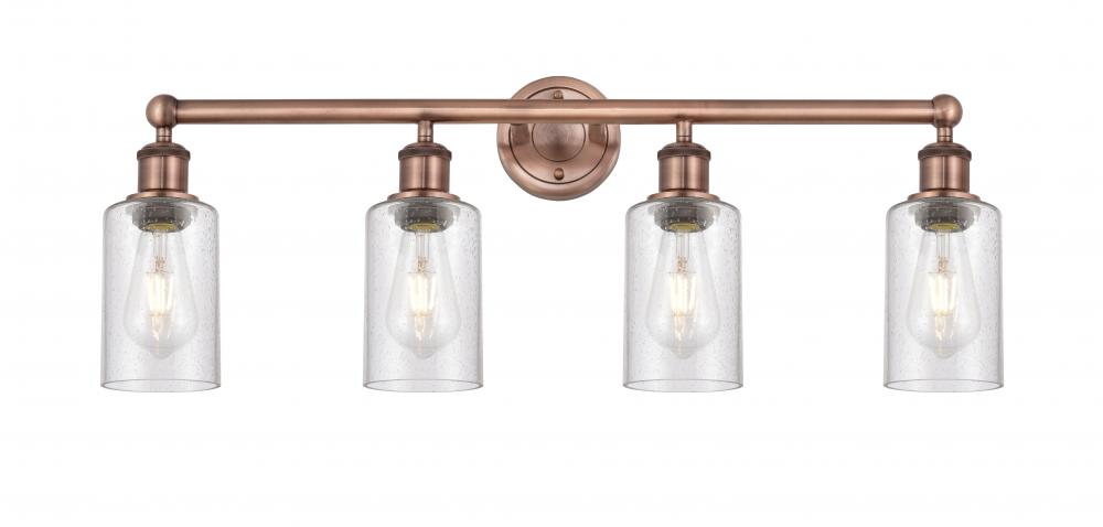 Clymer - 4 Light - 31 inch - Antique Copper - Bath Vanity Light