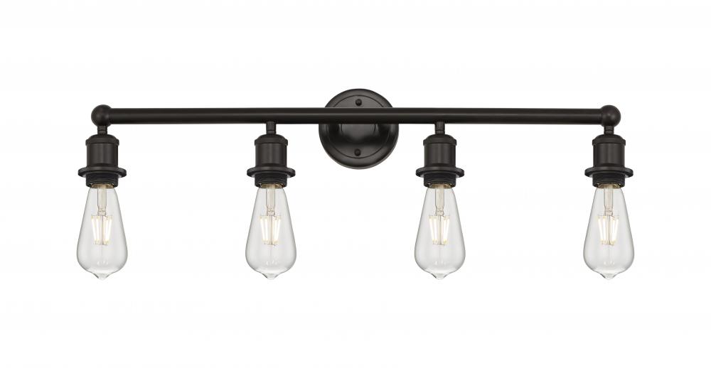 Edison - 4 Light - 29 inch - Oil Rubbed Bronze - Bath Vanity Light