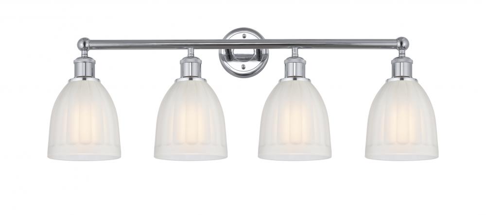 Brookfield - 4 Light - 33 inch - Polished Chrome - Bath Vanity Light