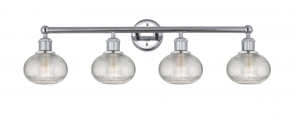 Ithaca - 4 Light - 33 inch - Polished Chrome - Bath Vanity Light