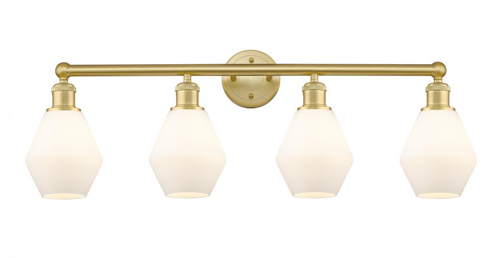 Cindyrella - 4 Light - 33 inch - Satin Gold - Bath Vanity Light