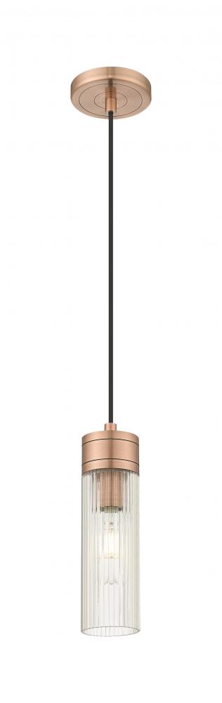 Boreas - 1 Light - 3 inch - Antique Copper - Cord Hung - Mini Pendant