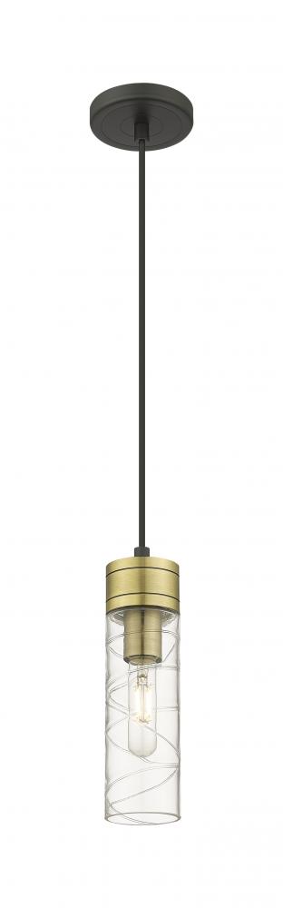 Boreas - 1 Light - 3 inch - Black Antique Brass - Cord Hung - Mini Pendant