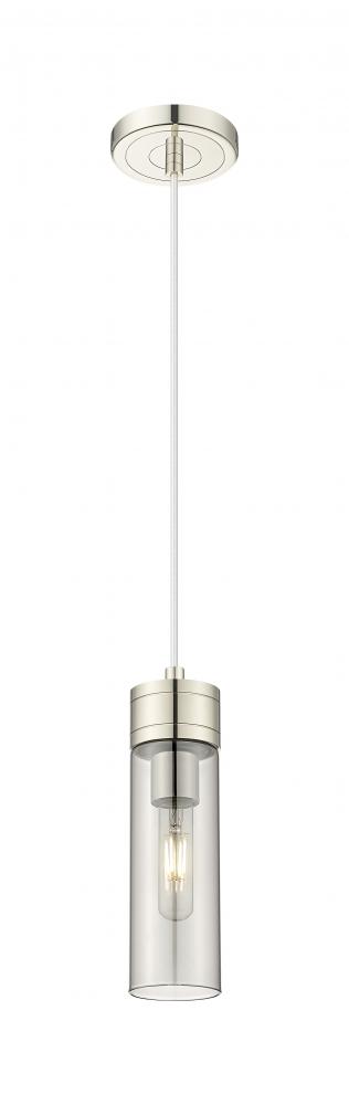 Boreas - 1 Light - 3 inch - Polished Nickel - Cord Hung - Mini Pendant