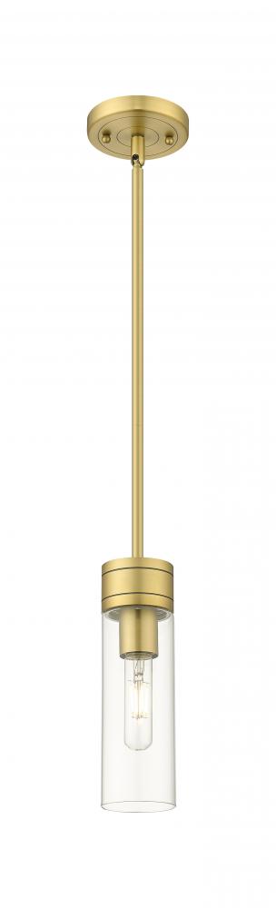 Boreas - 1 Light - 3 inch - Brushed Brass - Stem Hung - Mini Pendant