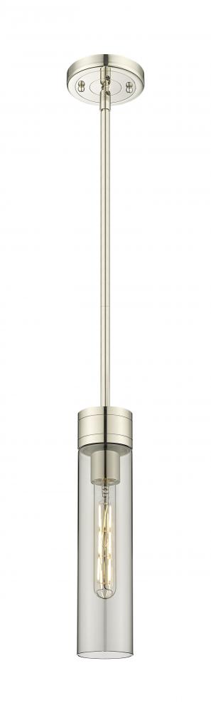 Boreas - 1 Light - 3 inch - Polished Nickel - Stem Hung - Mini Pendant